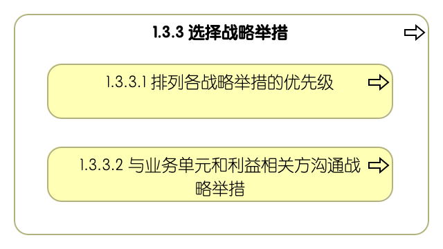 1.3.3 选择战略举措